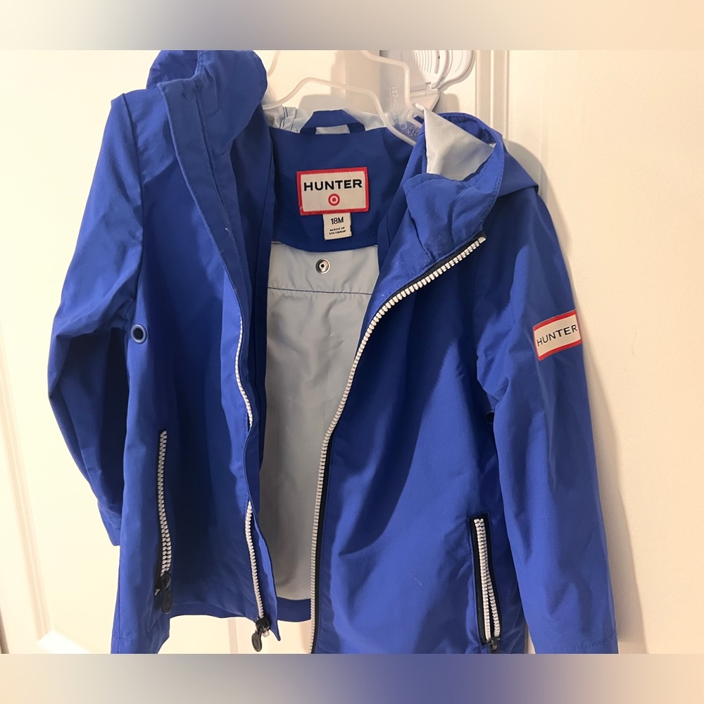 Hunter Kids Royal Blue Raincoat